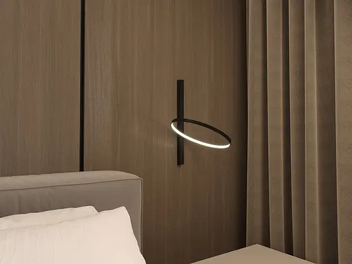 Настінне бра Babich Studio Ring B Black (RAL 9005) - фото 3