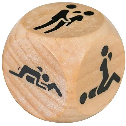 Дерев'яний кубик з позами Adrien Lastic Dice Sexy (1 шт.)