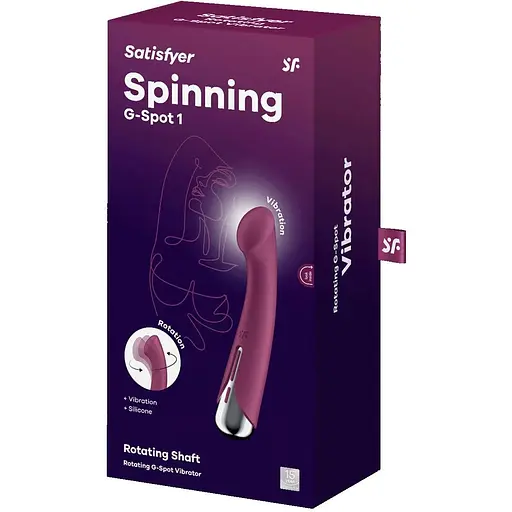 Вибратор Satisfyer Spinning G-Spot 1 Red - фото 8