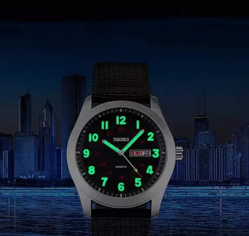 Чоловічий наручний класичний годинник Skmei 9112 (Чорний) - фото 3