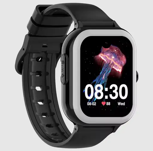 Смарт годинник-телефон дитячі Wonlex KT31 4G з камерою WI-FI GPS SIM-картою Black (16995) - фото 2