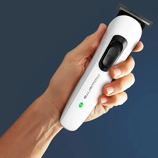 Триммер Rowenta Trim & Style, для бороды, носа, усов и головы, сеть+акум., насадок-7, сталь, белый - фото 8