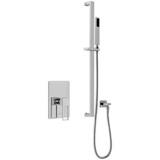 Душова система Kohlman Nexen chrome + BOX прихованого монтажу QW220USP1, Хром - фото 1