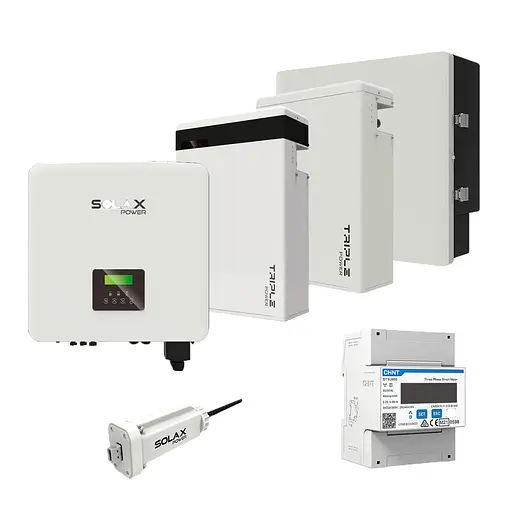 Комплект Solax 1.4: Трифазний гібридний інвертор на 15 кВт, з АКБ на 11.6 кВт/год
