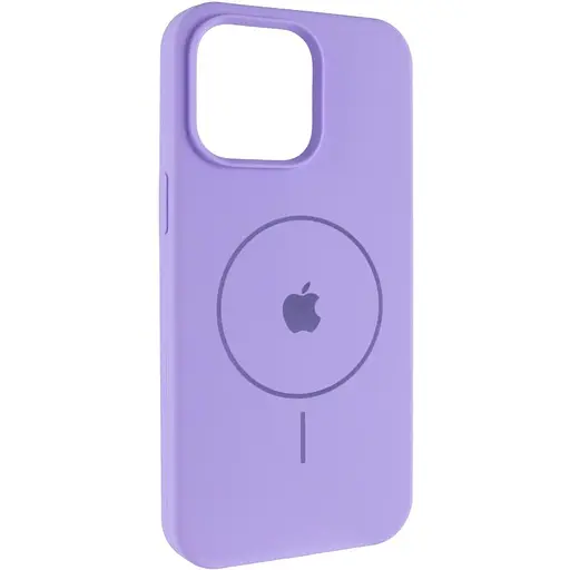 Чохол Epik Silicone Case Full Protective AA V2 with MagSafe для Apple iPhone 15, 6.1 Бузковий/Dasheen - фото 1
