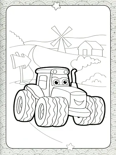 Розмальовка для найменших. Кумедні машинки - фото 4