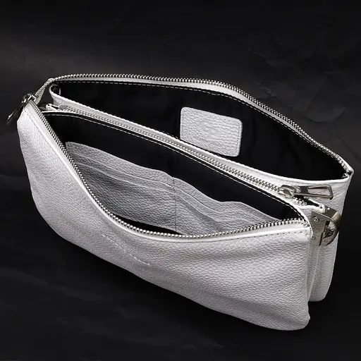 Кожаная женская сумка Grande Pelle 26х15.5х3 см sum0023593 - фото 5