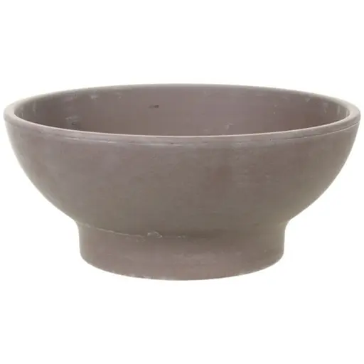 Вазон керамічний Spang Чаша М 32x13 см базальт (1091282) - фото 1