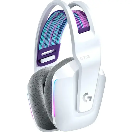 Гарнитура Logitech G733 Lightspeed Wireless RGB White (6617182) - фото 2