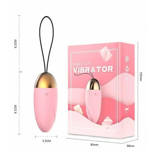 Віброяйце з 10 режимами вібрації 8,5 см Рожевий K000933 - фото 2