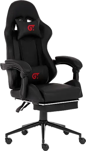 Геймерское кресло GT Racer черное (X-2323 Black) - фото 2