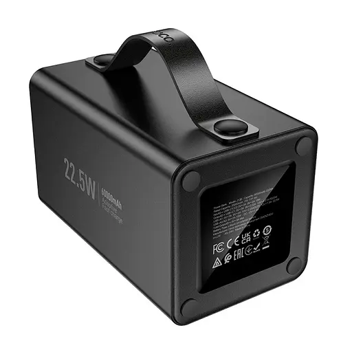 Портативна батарея - зовнішній АКБ Hoco J138 60000 mAh 12в power bank - фото 5