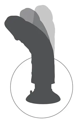 Вібратор King Cock Vibrating Cock With Balls 20.3 см (тілесний) - фото 10