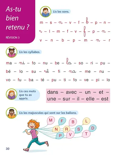 Sami et Julie J'apprends à lire Dès 5 ans: Méthode 100% syllabique - фото 3
