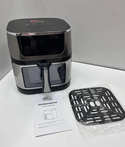 Аэрофритюрница безмасляная Zepline ZP-126 на 10л электрическая с сенсорным управлением 3500Вт - фото 4