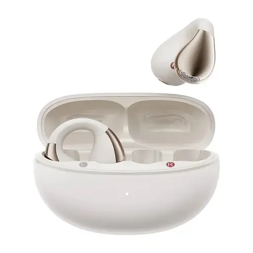 Навушники бездротові QCY Crossky C30 TWS стереогарнітура відкрита біла - фото 2