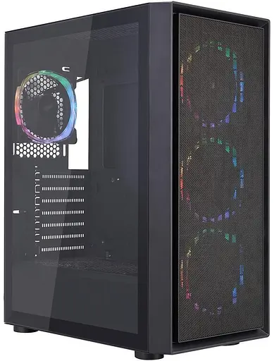 Корпус 1stPlayer Go6-BK-4FS7 Black без БП - фото 1
