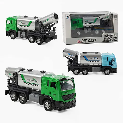 Спецтехніка металопластик, CLM62K, інерція, підсвічування, звук, рухомі елементи (В асортименті) - фото 2