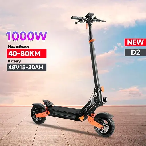 Электросамокат KEPOW D2 Black [143782] - фото 6