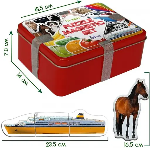 Набор магнитных пазлов Magdum "Baby puzzle" ML4031-62 EN - фото 4