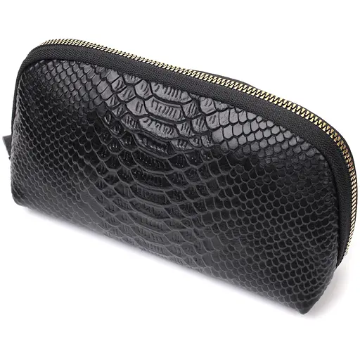 Фактурная женская барсетка Vintage из натуральной кожи с тиснением под змею 19.5х11х5 см sum0028986 - фото 2