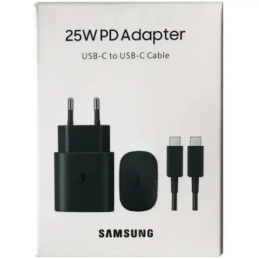 Комплект зарядний блок і кабель Samsung 25W C to C - фото 1