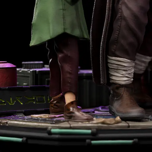 Статуэтка Star Wars Obi-Wan and Young Leia - Deluxe Размер 1/10 (Звездные войны) 20,4 см - фото 7