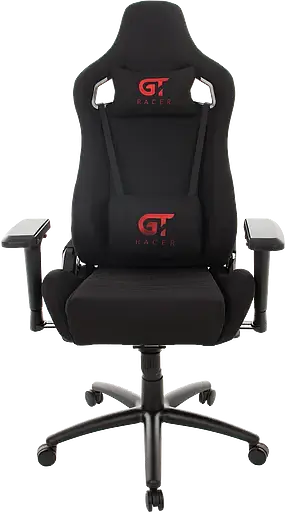 Геймерское кресло GT Racer черное (X-0712 Shadow Black) - фото 2