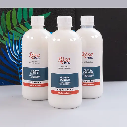 Лак акриловий Rosa Studio глянцевий 500 мл - фото 3