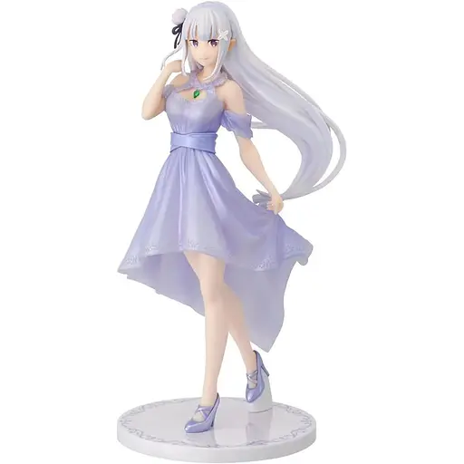 Коллекционная фигурка Bandai Spirits Жизнь с нуля в альтернативном мире Эмилия Re:ZERO Emilia 19 см BS RZ E