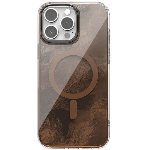 Чохол Epik TPU Shiny Mountain MagFit для Apple iPhone 12 Pro/12, 6.1 Chocolate