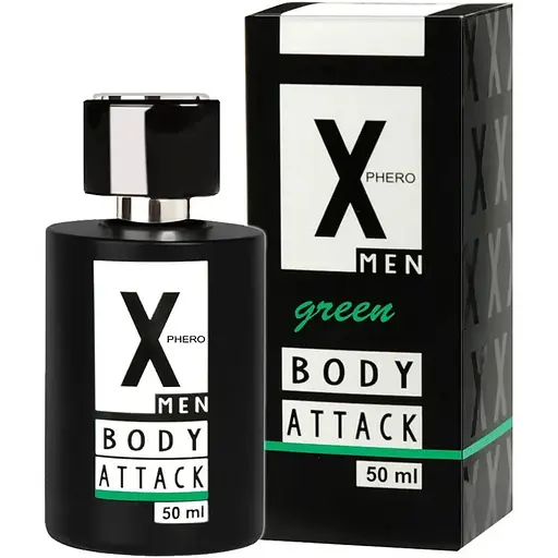 Парфуми чоловічі з феромонами Aurora X-Phero Body Attack Green 50 мл