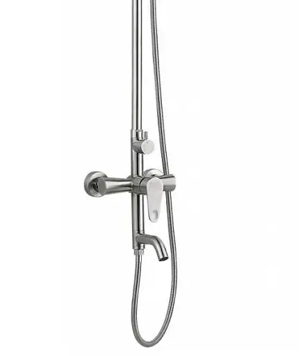 Душова система Solone JAT16-A094 зі змішувачем і тропічним душем Нержавіюча сталь 30412 - фото 4