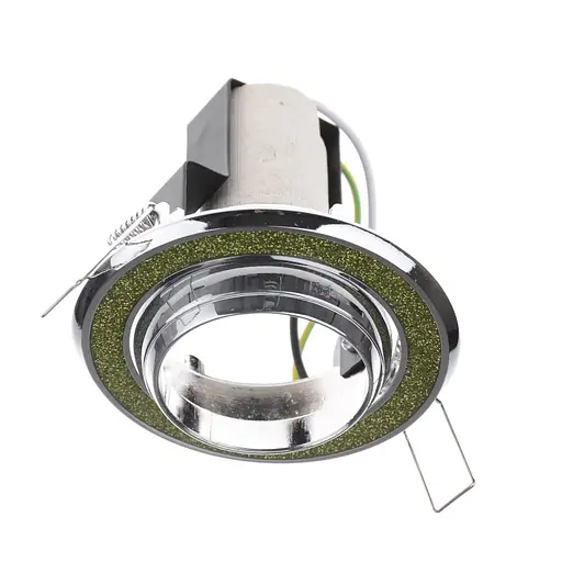 Светильник точечный Brille поворотный RO-50D ShLIGHT GREEN/CHR 161269