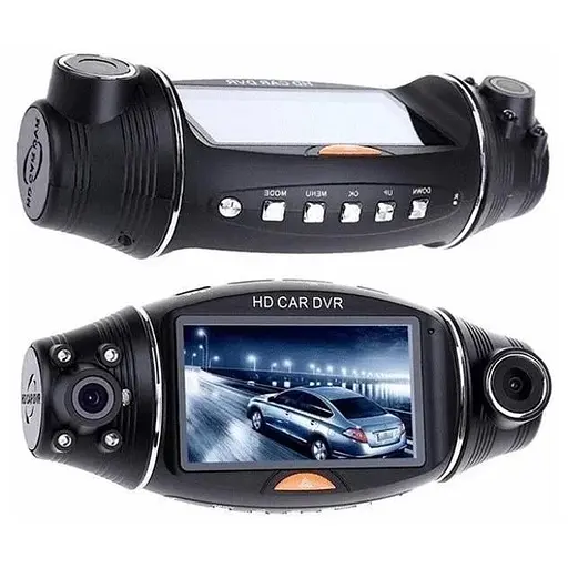 Автомобильный видеорегистратор Kers R310 GPS 2 камеры Черный