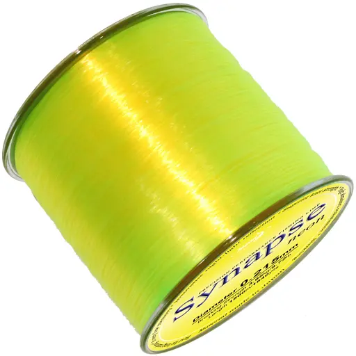 Волосінь Katran Synapse Neon 1500 м (neon-yellow) 0.215 мм 8.72 lb - фото 2