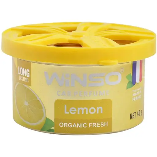 Ароматизатор Winso Organic Fresh Lemon 40 грамм 533280 - фото 1