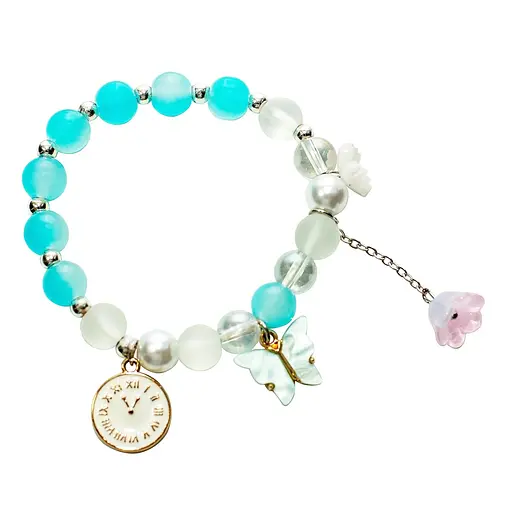 Браслет Lukky Fashion Перламутровый с тремя подвесками (T24785) - фото 2