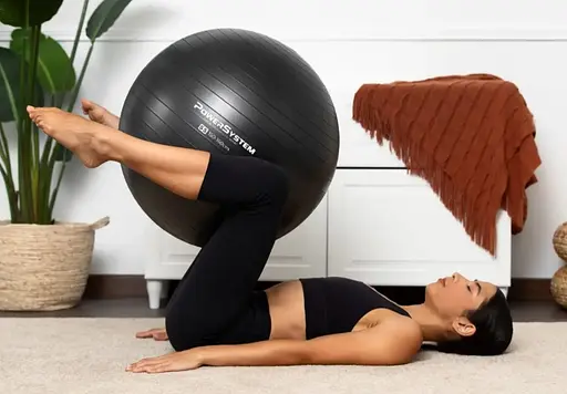 М'яч для фітнесу (фітбол) Power System PS-4018 Ø85 cm PRO Gymball Black (4018BK-0) - фото 8