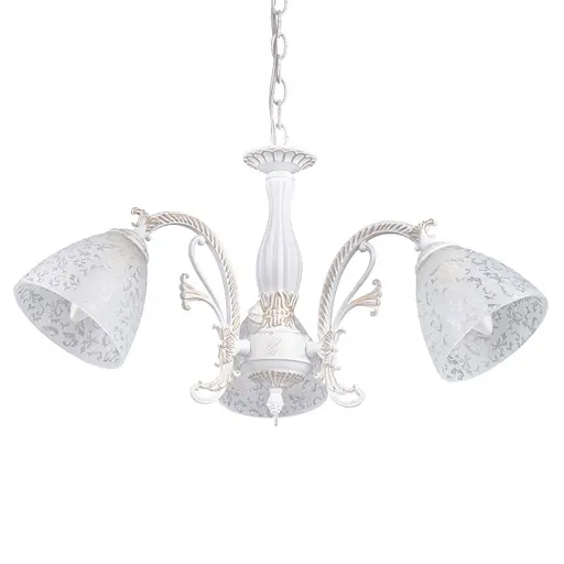 Люстра підвісна Brille класична E27 60W WH (BKL-486S/3) - фото 3