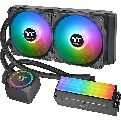 СВО Thermaltake Floe RC240 CPU & Memory AIO Liquid Cooler (CL-W271-PL12 ВSW-A) - фото 1