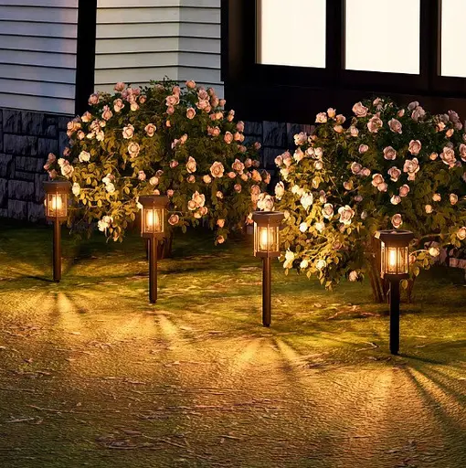 Вуличні садові сонячні світильники Ground Plug Light YT-885B 4 шт. на сонячних батареях підсвічування газону - фото 3