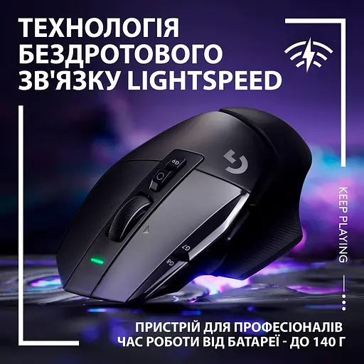 Беспроводная мышь Logitech G502 X Lightspeed Wireless Black (910-006180) - фото 2