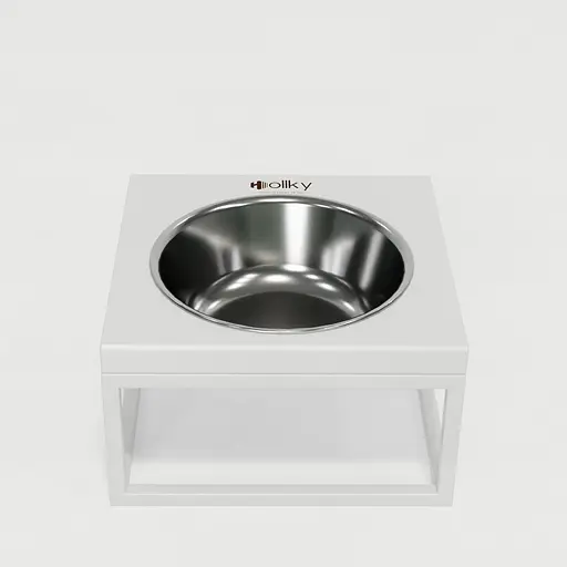 Hollky Base Solo M — миска на підставці для котів і середніх собак (1 × 0,8 л) - фото 9