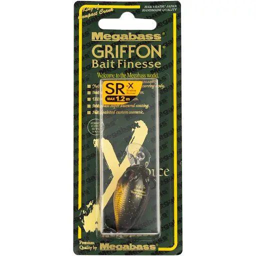 Воблер Megabass Griffon Bait Finesse SR-X F 38mm 5.25g GG Megabass Kinkuro
