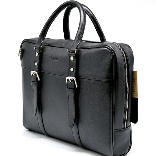 Чоловіча шкіряна сумка TARWA 30х39х10 см sum0026099 - фото 1