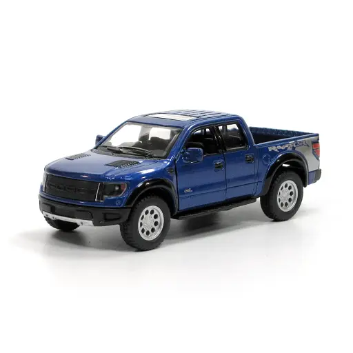 Металлический инерционный джип Ford F-150 SVT Raptor Supercrew 5", открывающиеся двери - фото 2