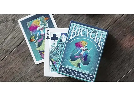 Карты игральные United States Play Card Company Bicycle Mermaid (blue) (PC_02457) - фото 4