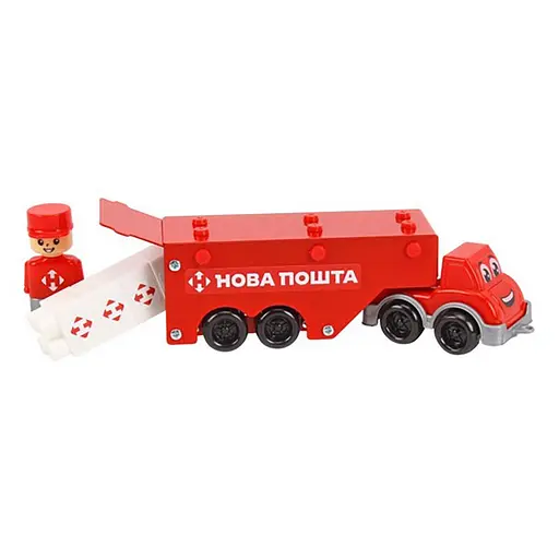 Дитячий металевий конструктор "Нова Пошта" 1416TXK, 135 деталей - фото 5