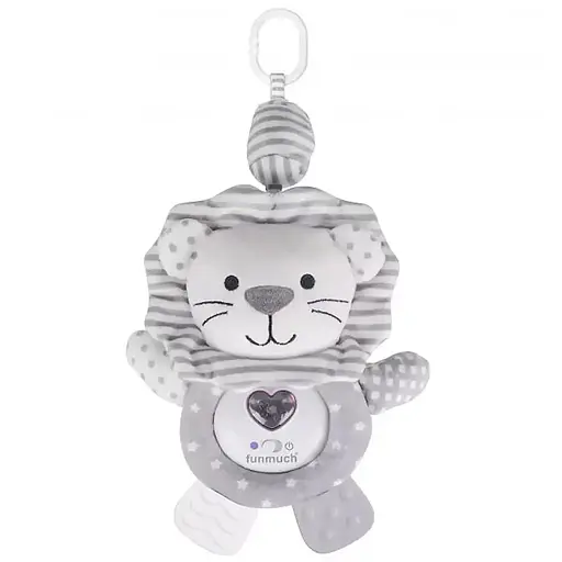 Іграшка музична Funmuch підвіска Левеня зі світловими ефектами (FM888-25) - фото 1